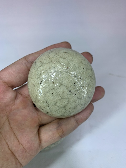 古玩陶瓷清中·哥釉茶葉罐拍賣，當(dāng)前價(jià)格1288元