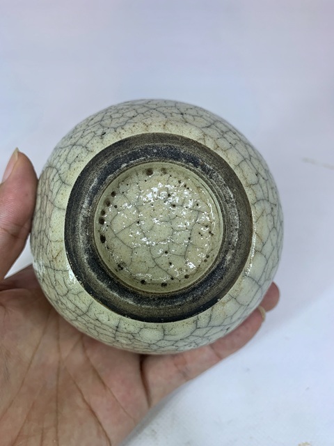 古玩陶瓷清中·哥釉茶葉罐拍賣，當(dāng)前價(jià)格1288元