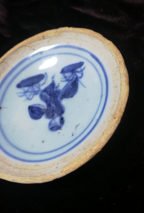 古玩陶瓷青花燈盞拍賣，當(dāng)前價格800元