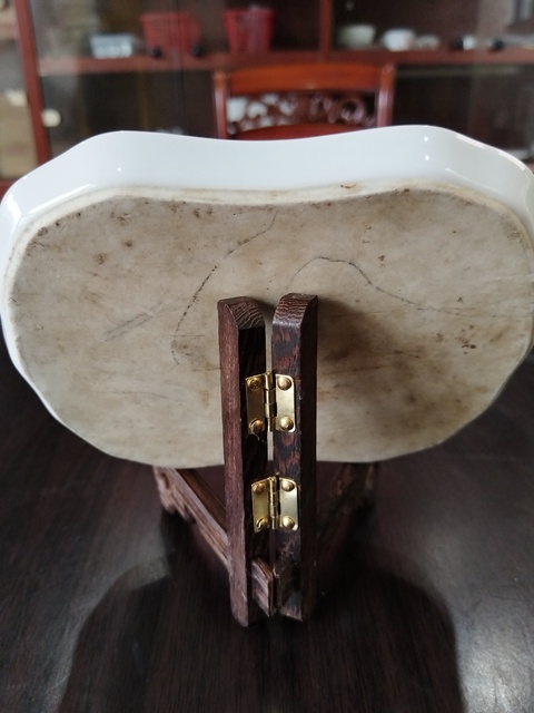 古玩陶瓷白釉茶盤拍賣，當前價格1100元