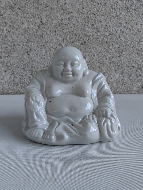 古玩陶瓷德化白瓷彌勒佛坐像拍賣,當前價格450元