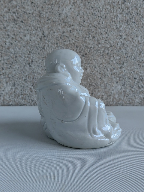 古玩陶瓷德化白瓷彌勒佛坐像拍賣,當前價格450元