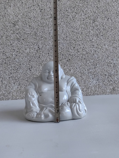 古玩陶瓷德化白瓷彌勒佛坐像拍賣,當前價格450元