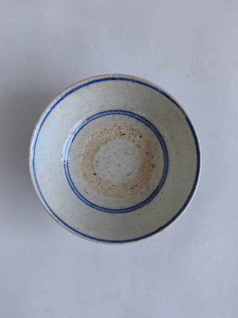 古玩陶瓷青花花卉紋茶碗拍賣,當前價格680元