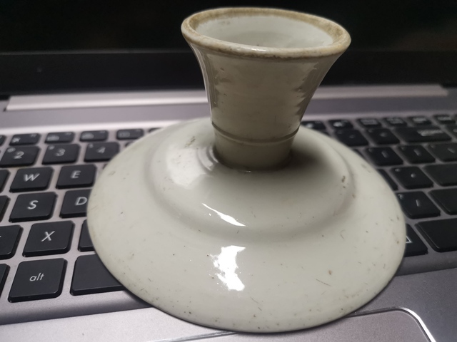 古玩陶瓷清末民初，景德鎮(zhèn)窯口，花卉紋粉彩高足盤拍賣，當前價格666元