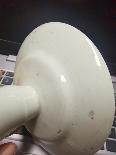 古玩陶瓷清末民初，景德鎮(zhèn)窯口，花卉紋粉彩高足盤拍賣，當前價格666元