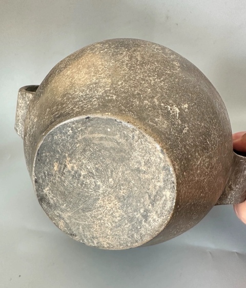 古玩陶瓷陶雙耳壺拍賣，當前價格3000元