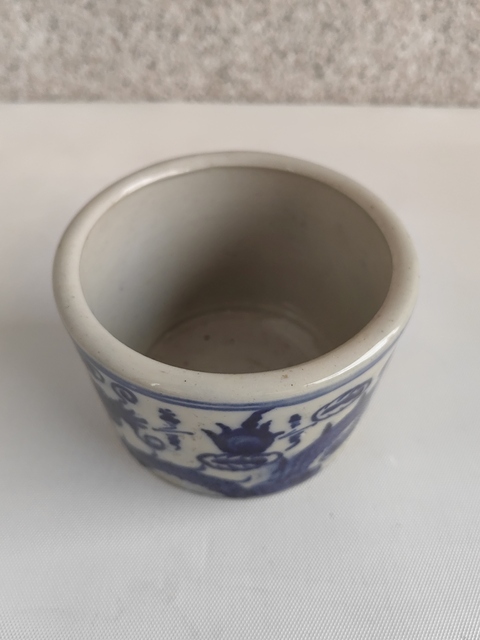 古玩陶瓷青花趕珠龍紋香爐拍賣,當前價格580元