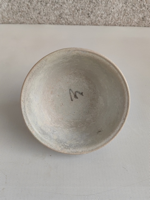 古玩陶瓷青花花卉文字茶碗拍賣，當前價格850元