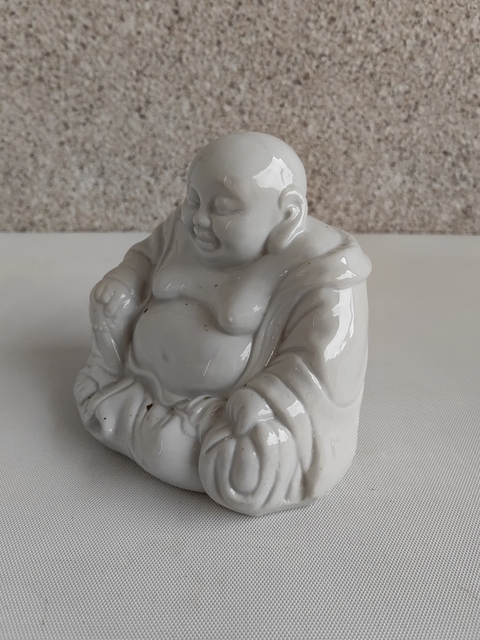 古玩陶瓷德化白瓷彌勒佛坐像拍賣,當前價格450元