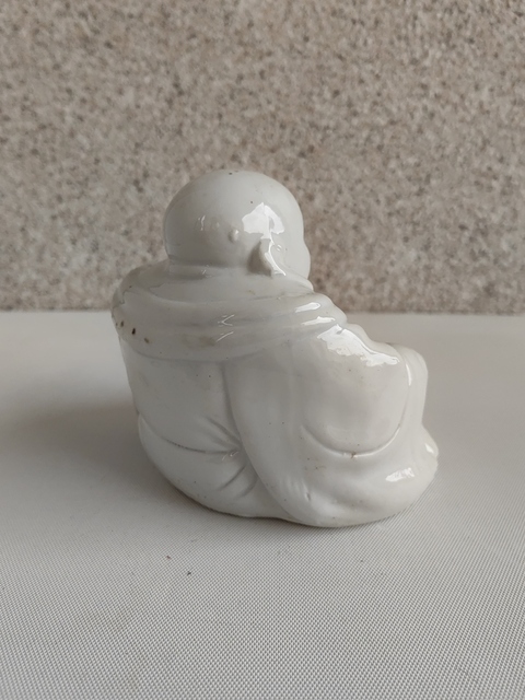 古玩陶瓷德化白瓷彌勒佛坐像拍賣,當前價格450元