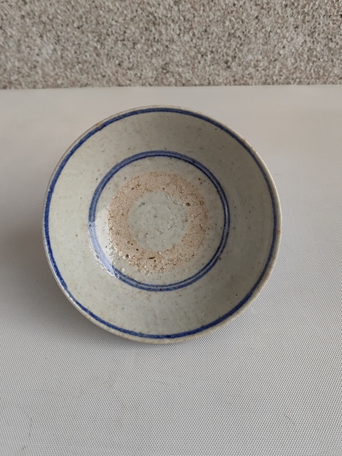 古玩陶瓷青花花卉紋茶碗拍賣,當前價格680元