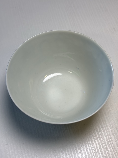 古玩陶瓷青花博古圖茶碗拍賣,當(dāng)前價(jià)格1800元