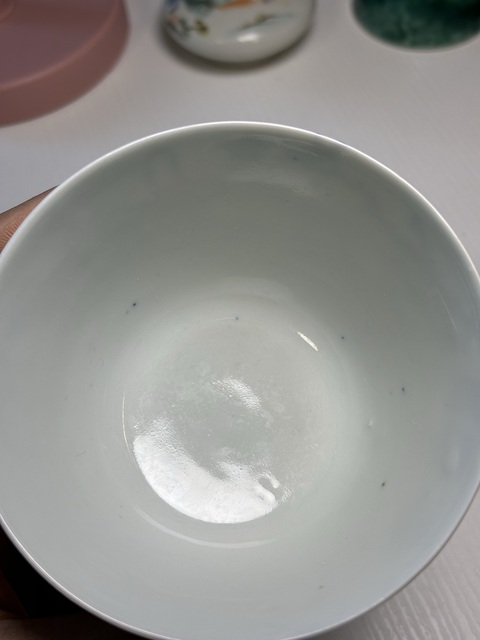 古玩陶瓷青花博古圖茶碗拍賣,當(dāng)前價(jià)格1800元