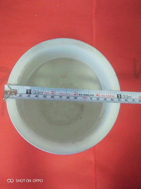 古玩陶瓷清晚釉上彩花卉紋香爐拍賣,當前價格895元
