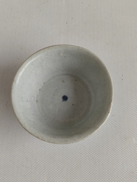 古玩陶瓷青花花卉紋杯拍賣，當前價格450元
