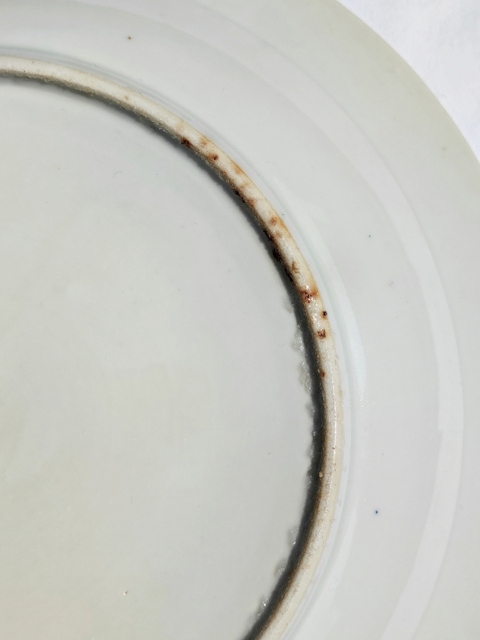 古玩陶瓷清中晚期 青花趕珠龍紋折腰盤拍賣，當前價格5600元