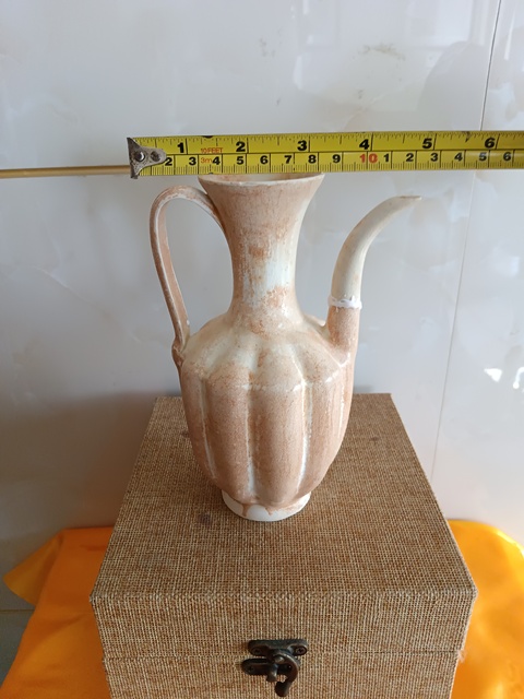 古玩陶瓷館藏級(jí)精品北宋湖田窯青白釉瓜楞執(zhí)壺拍賣，當(dāng)前價(jià)格2980元