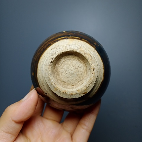 古玩陶瓷清代，窯變杯拍賣，當(dāng)前價(jià)格380元