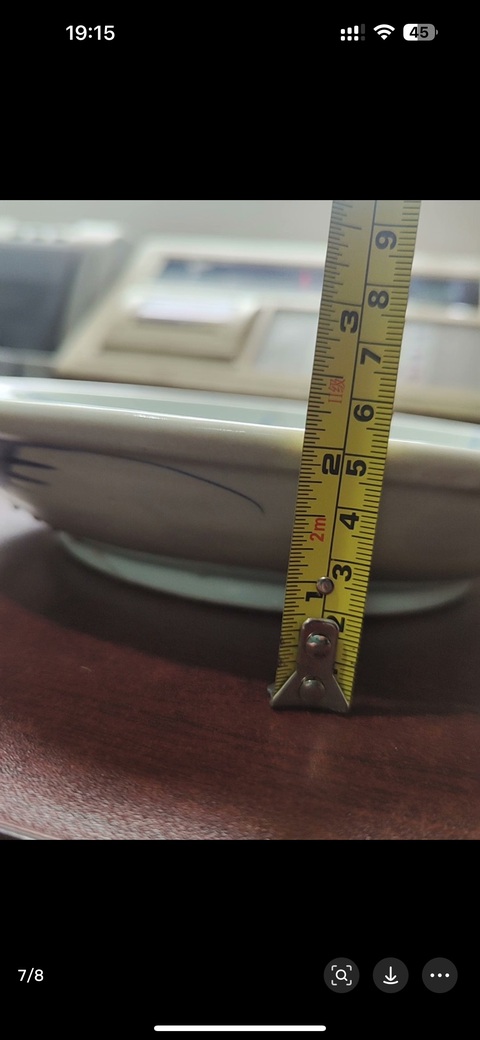 古玩陶瓷雍正至乾隆過墻龍紋青花盤拍賣,當前價格998元
