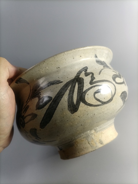 古玩陶瓷明晚清早期青花花卉福字紋香爐拍賣,當前價格2880元