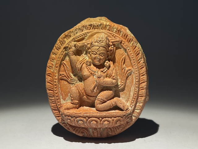 古玩雜項明中期.不動明王擦擦 (西藏寺廟制作)拍賣，當前價格790元