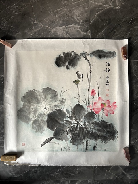 古玩字畫張亞楠《清韻》拍賣,當(dāng)前價(jià)格455元