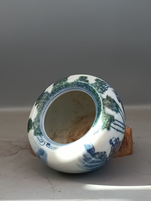 古玩陶瓷青花釉里紅人物故事紋水洗拍賣,當前價格0元