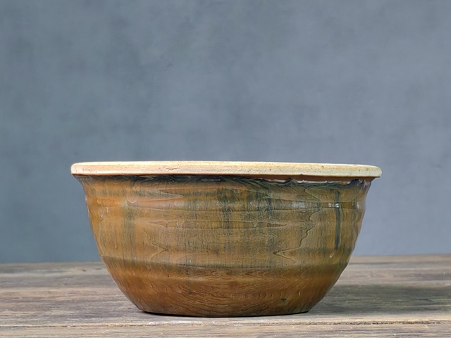 古玩陶瓷清代，茶盆拍賣，當前價格356元