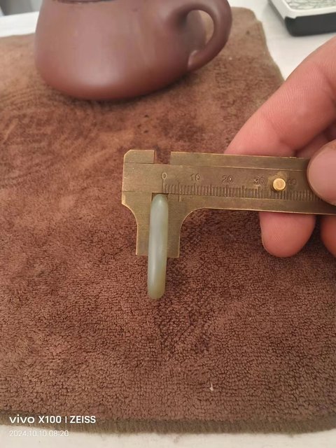 古玩玉器晚清翡翠雕“素紋環”拍賣,當前價格1677元