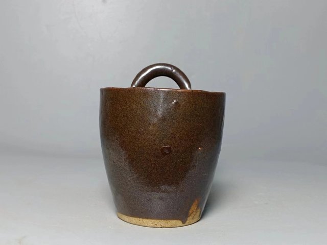 古玩陶瓷醬釉雙聯罐拍賣,當前價格988元