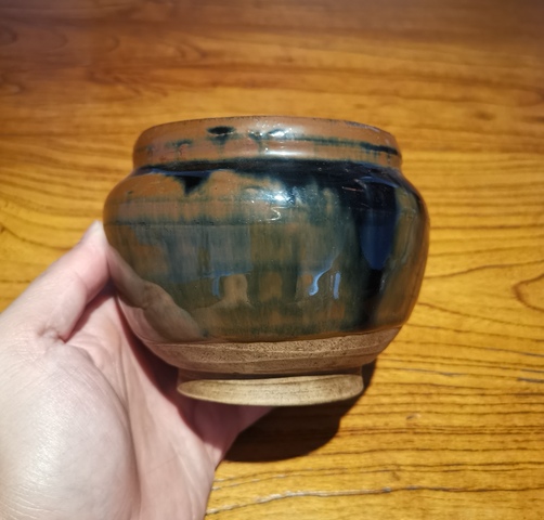 古玩陶瓷元兔毫釉茶入拍賣(mài),當(dāng)前價(jià)格888元