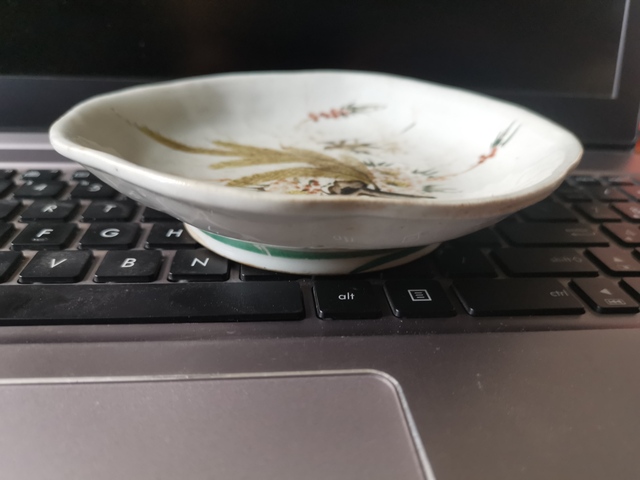 古玩陶瓷花鳥紋盤拍賣,當前價格666元
