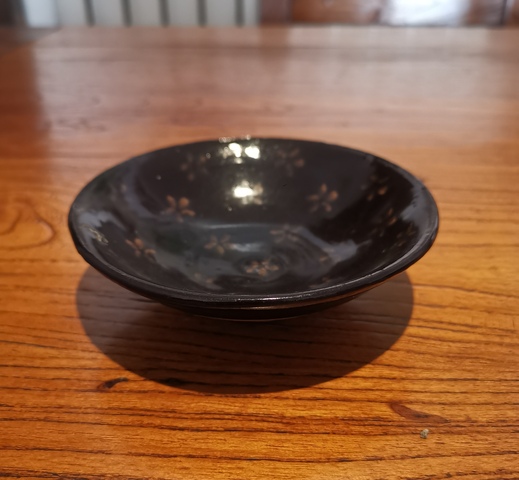 古玩陶瓷黑釉點彩梅花盞拍賣,當前價格4588元