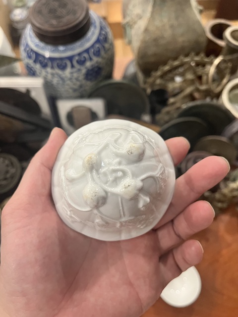 古玩陶瓷民國德化窯杯拍賣,當前價格299元