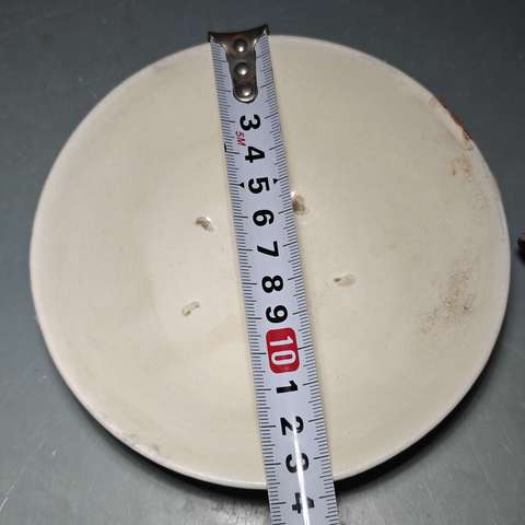 古玩陶瓷磁州窯白釉茶碗拍賣，當前價格0元
