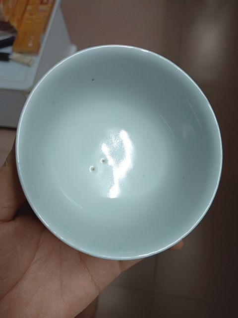 古玩陶瓷乾隆淡描青花茶圓拍賣,當前價格2280元