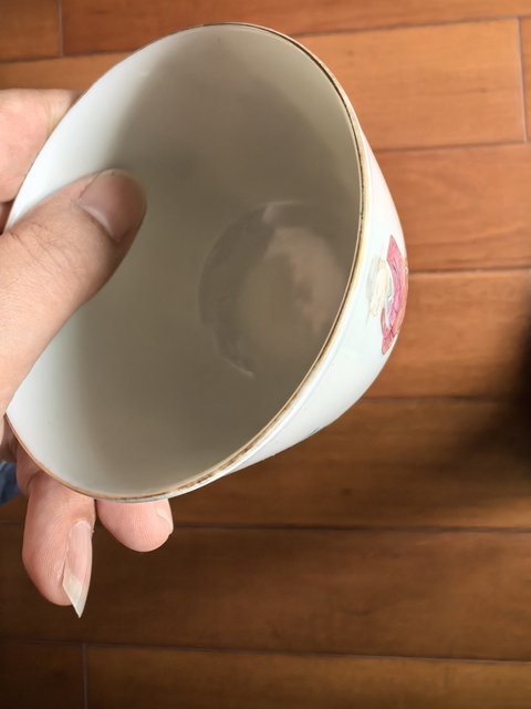 古玩陶瓷粉彩無雙譜人物仰鐘杯拍賣，當前價格6000元