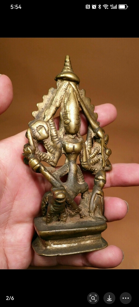 古玩銅器明代藏傳佛造像拍賣，當前價格3800元