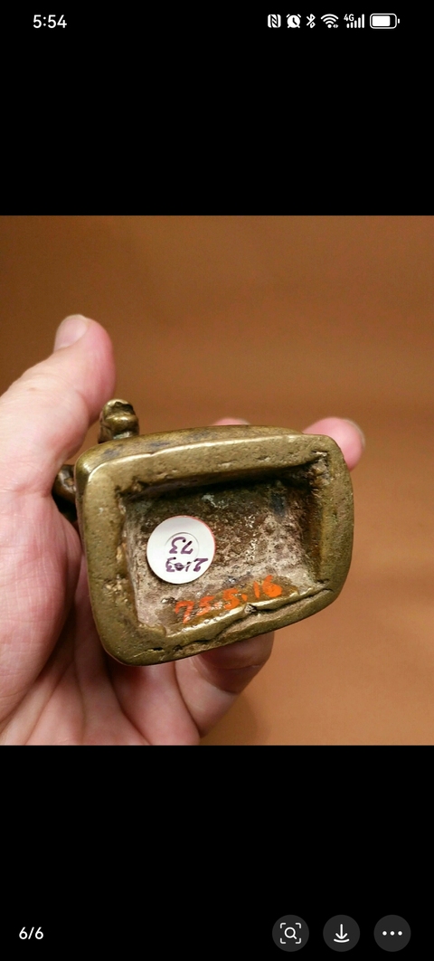 古玩銅器明代藏傳佛造像拍賣，當前價格3800元