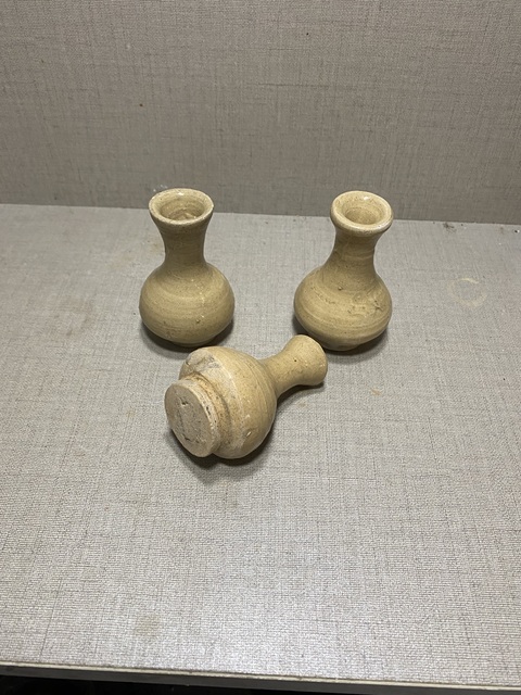 古玩陶瓷青釉小瓶一組拍賣,當前價格1000元