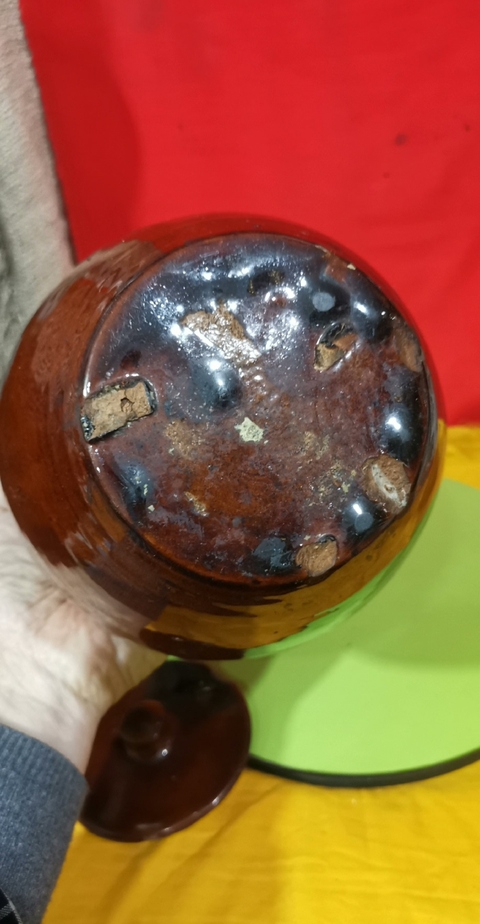 古玩陶瓷鈞紅釉西瓜罐拍賣，當前價格3600元