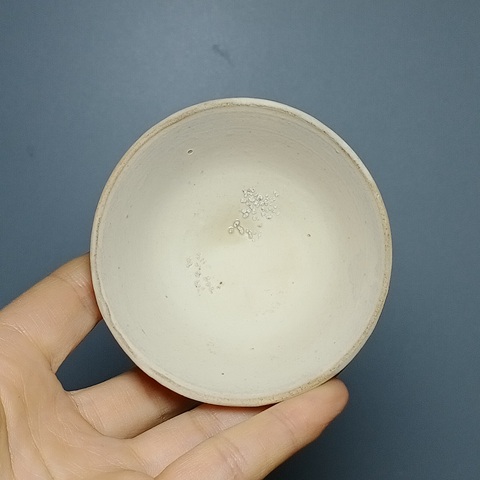 古玩陶瓷金元,磁州窯、白釉茶盞拍賣,當前價格388元