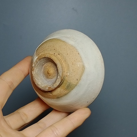 古玩陶瓷金元,磁州窯、白釉茶盞拍賣,當前價格388元