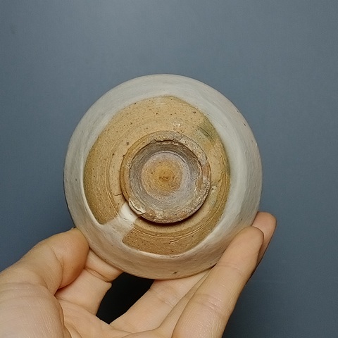 古玩陶瓷金元,磁州窯、白釉茶盞拍賣,當前價格388元