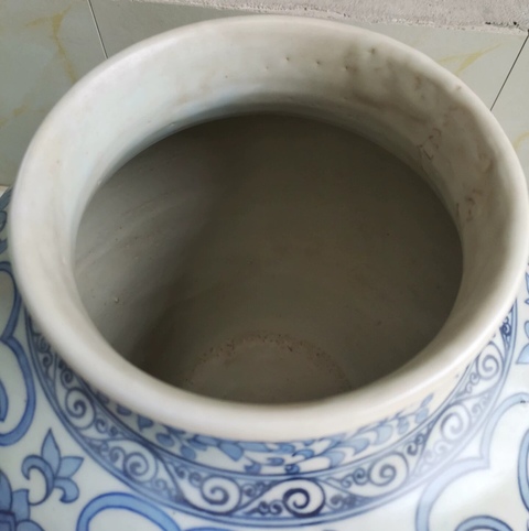 古玩陶瓷魚藻紋青花罐拍賣，當前價格150000元