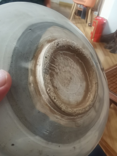 古玩陶瓷磁州窯白地黑花詩文盤拍賣，當(dāng)前價(jià)格100元