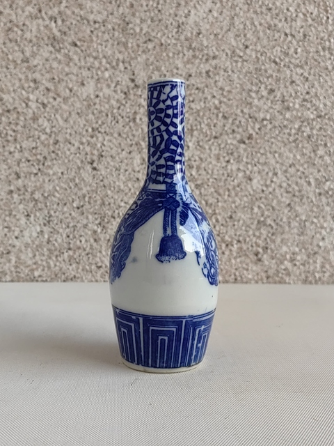 古玩陶瓷青花花鳥紋膽式瓶拍賣,當前價格450元