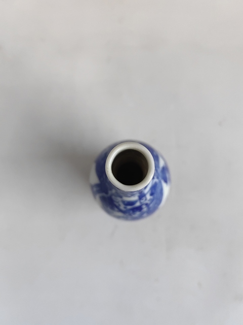 古玩陶瓷青花花鳥紋膽式瓶拍賣,當前價格450元