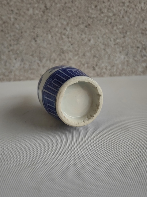 古玩陶瓷青花花鳥紋膽式瓶拍賣,當前價格450元
